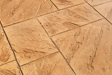 Stamped Concrete on your driveway in Houston, Texas